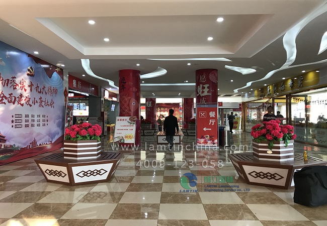 花箱，朗汀花箱打造“最美服務(wù)區(qū)”