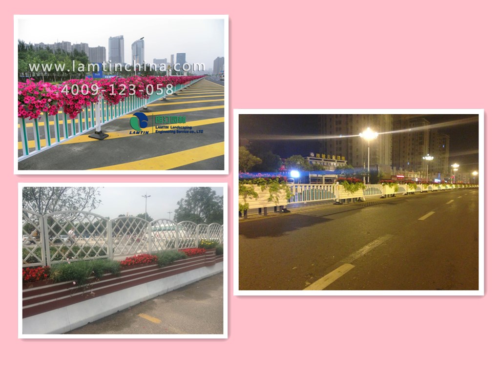 道路隔離護(hù)欄花箱圖片 道路隔離護(hù)欄花箱圖片