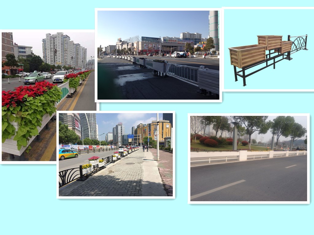 道路隔離護(hù)欄花箱圖片 道路隔離護(hù)欄花箱圖片