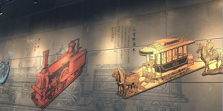 深圳地鐵7號線車公廟地鐵站文化墻