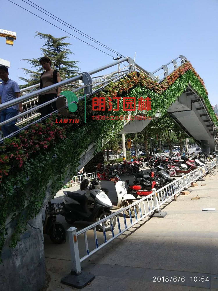 陜西渭南人行天橋護(hù)欄景觀