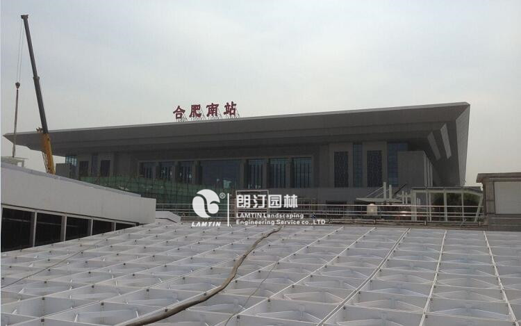 合肥南站屋頂花箱 合肥南站屋頂花箱