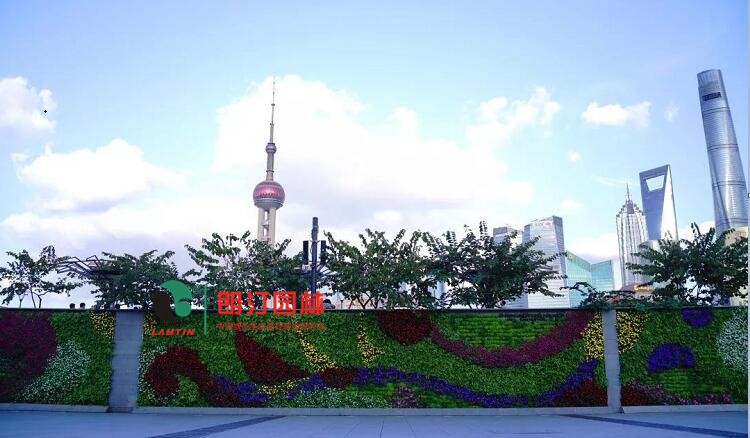 上海外灘花墻綠化景觀工程