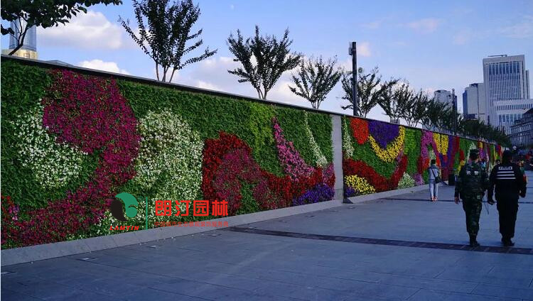 上海外灘花墻綠化景觀工程