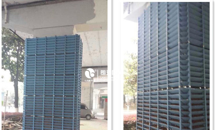 朗汀園林橋柱墻體綠化案例