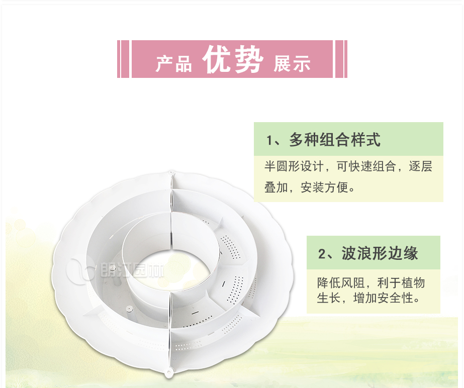 半圓組合蓄水花盆細(xì)節(jié)圖 半圓組合蓄水花盆細(xì)節(jié)圖