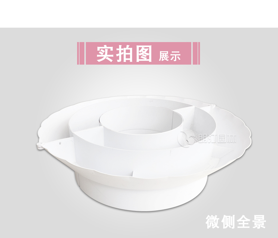 圓形花柱花盆 圓形花柱花盆