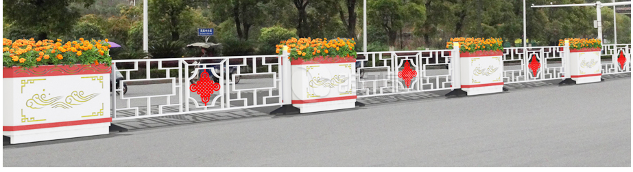 亮夜水云間護欄花箱組合圖片