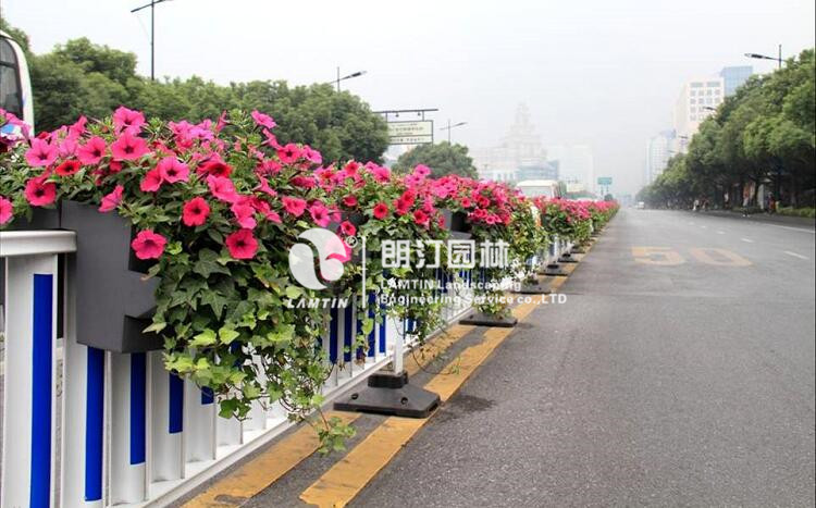 鞍式花盆使用現(xiàn)場圖