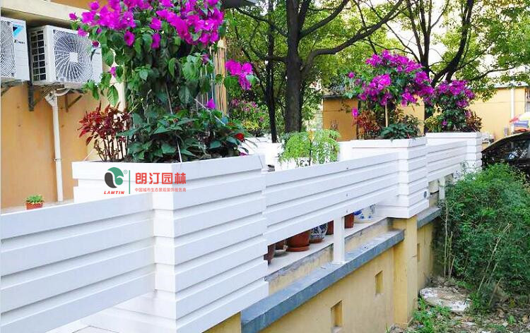 家庭陽(yáng)臺(tái)庭院景觀綠湖花箱