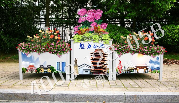 魅力合肥定制款畫鏡組合花箱圖片 魅力合肥定制款畫鏡組合花箱圖片