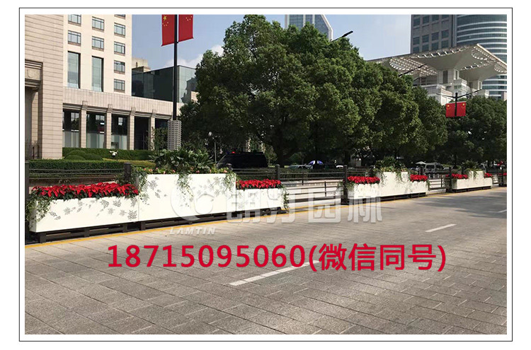 鍍鋅鋼道路花箱 鍍鋅鋼道路花箱