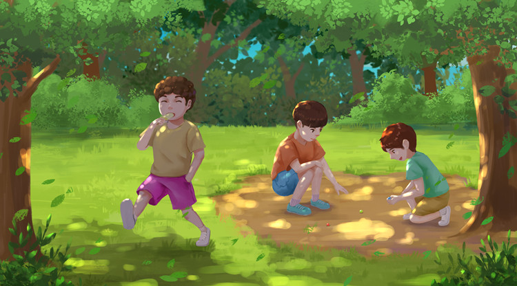 1622597049786577.jpg 攝圖網(wǎng)_401318934_夏天樹蔭下玩彈珠的兒童(非企業(yè)商用)_副本.jpg