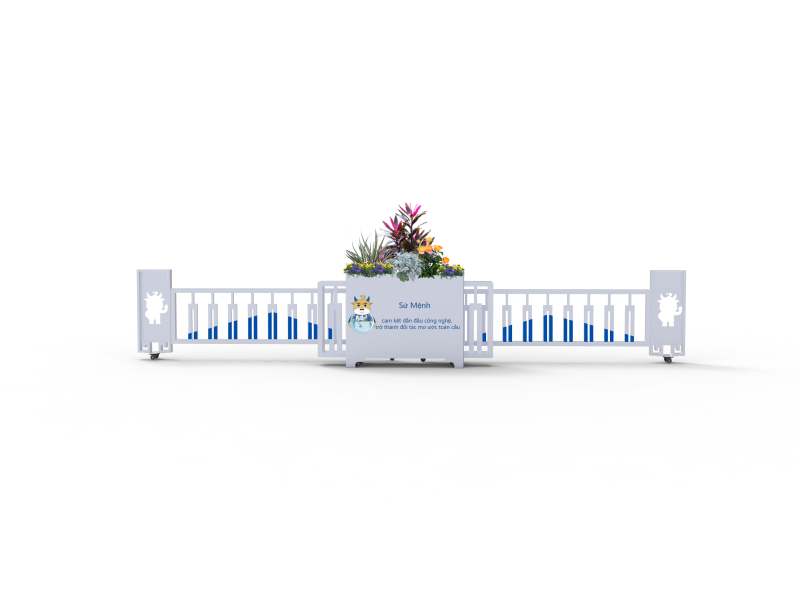 出口越南收縮護欄花箱 出口越南收縮護欄花箱