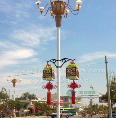 燈桿花盆 燈桿花盆