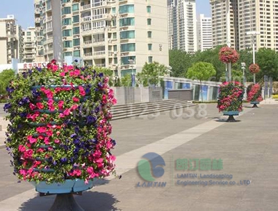 燈桿綠化 燈桿綠化