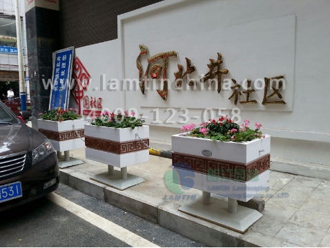 pvc微發(fā)泡花箱 pvc微發(fā)泡花箱