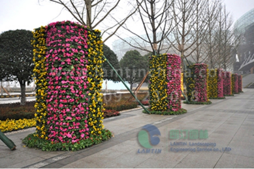 方形花柱組合花盆 方形花柱組合花盆