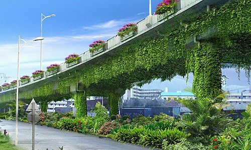 高架橋綠化花盆 高架橋綠化花盆
