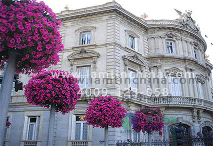 燈桿花盆 燈桿花盆