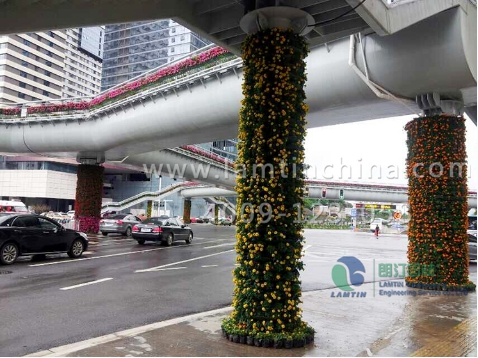 橋墩綠化