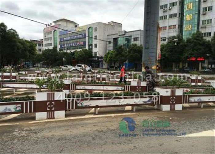 中國夢組合藝術花箱